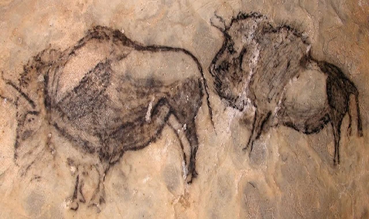 Santimamiñe. bisonteak