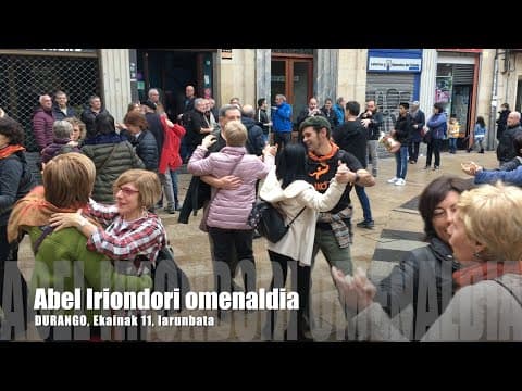 DANTZAROA. Abel Iriondori omenaldia. DANTZARO. Durango 2022-06-11