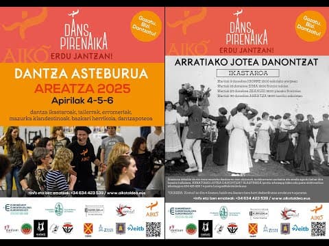 Danspirenaika Areatzan. Erdu jantzan!