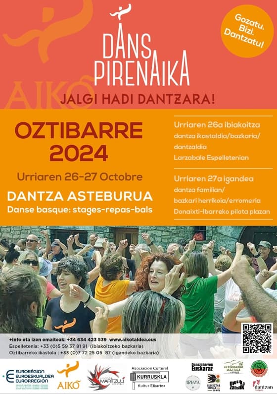 Danspirenaika Oztibarren, urriak 26-27. Jalgi hadi dantzara!