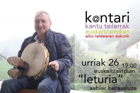 Xabier Berasaluze "Leturia" k@ntari Euskaltzaindian