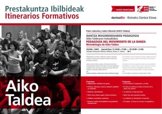 Dantza mugimenduaren pedagogia: AIKO Taldearen Irakasbidea