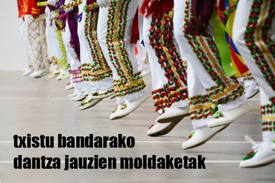Txistu bandarako dantza jauzien moldaketak