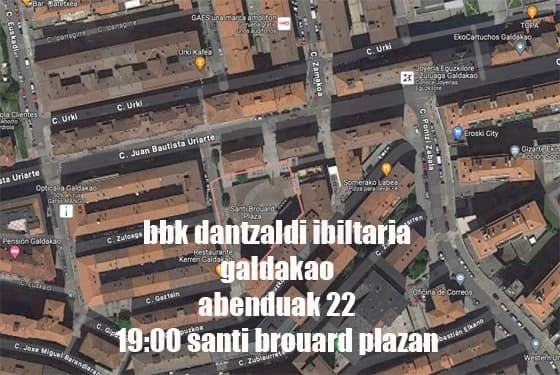 BBK Dantzaldi Ibiltaria 2023, Galdakaon, abenduaren 22an
