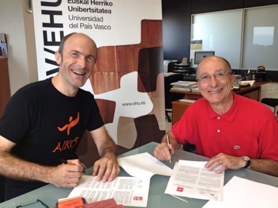 AIKO Taldeak hitzarmena sinatu du UPV/EHUrekin